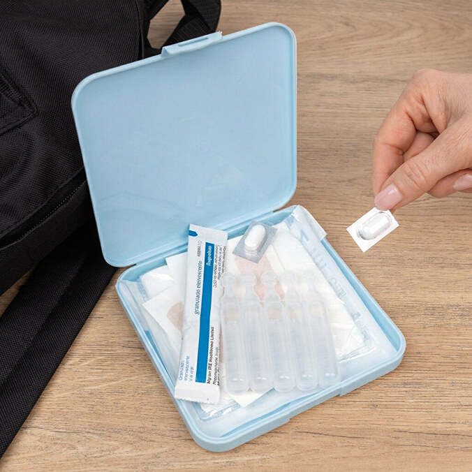 Antibakterielle Kunststoffbox zum Bedrucken