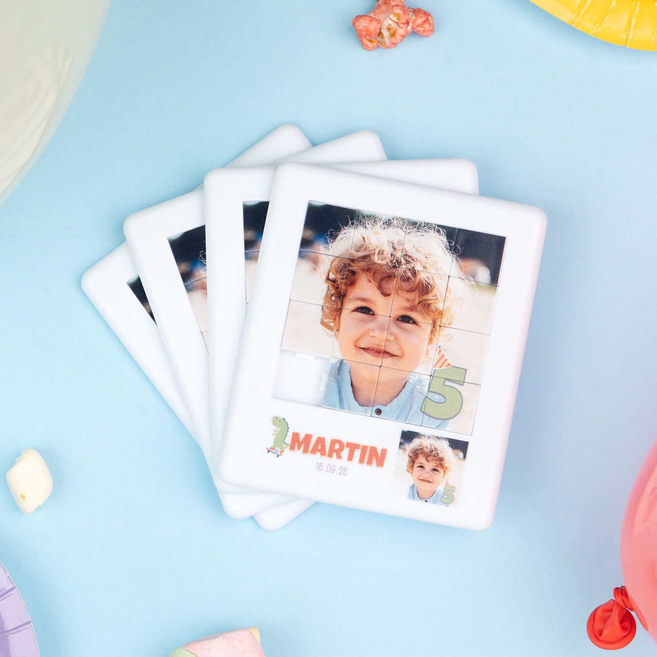 Personalised sliding puzzle