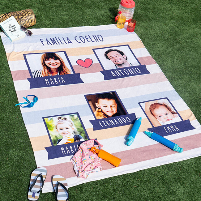 Toalhas rectangulares personalizadas