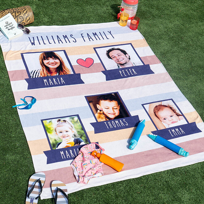 Ručníky obdélníkové s potiskem Ručníky obdélníkové s potiskem