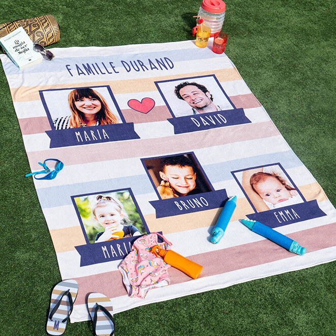 Serviettes rectangulaires personnalisées Serviettes rectangulaires personnalisées