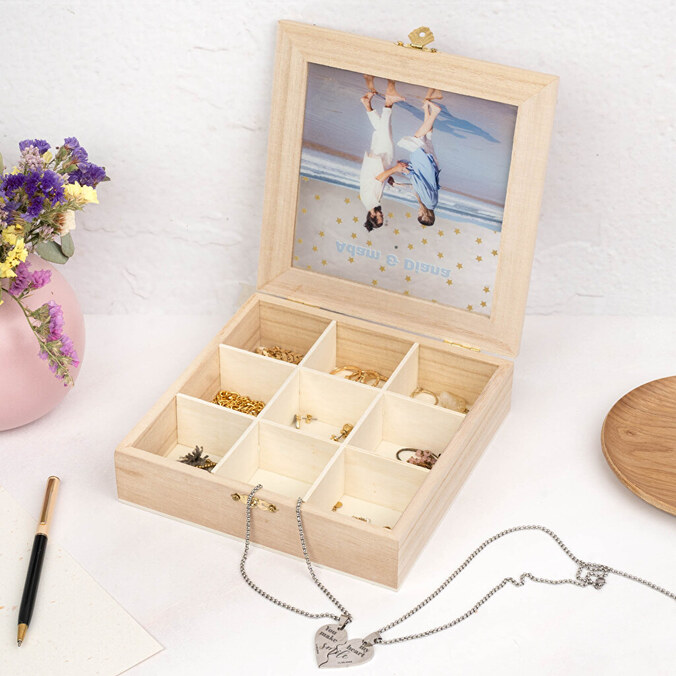 Personalised wooden sorting boxes