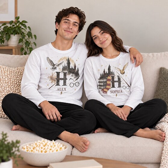 Gepersonaliseerde pyjama’s voor volwassenen en kinderen