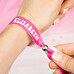 Personalised fabric wristbands Personalised fabric wristbands