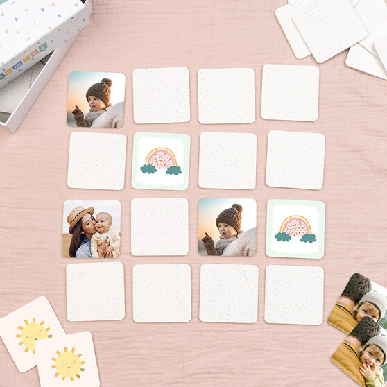 Juego de parejas de memoria personalizado Juego de parejas de memoria personalizado