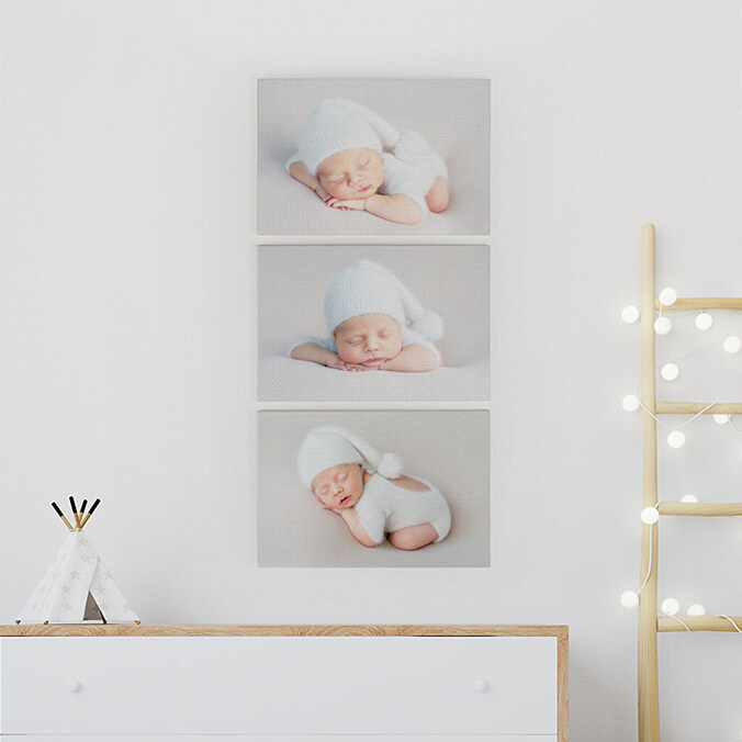 Leinwand dreiteilig bedrucken