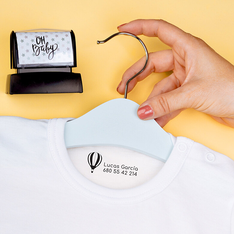 Sellos personalizados marcar ropa | Wanapix