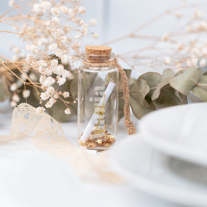 Personligt graveret glas ornament