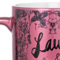 Taza purpurina personalizada
