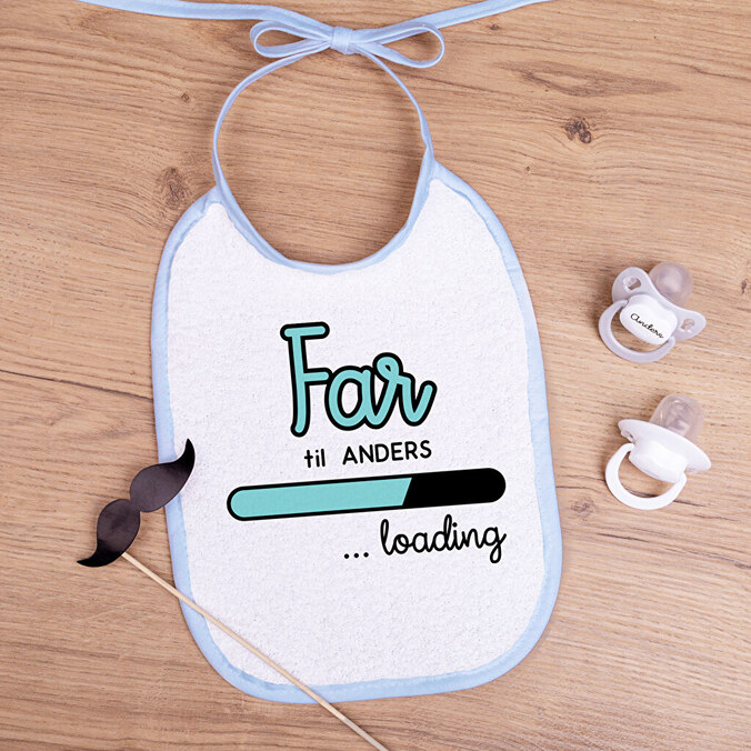 Baby hagesmæk med navn