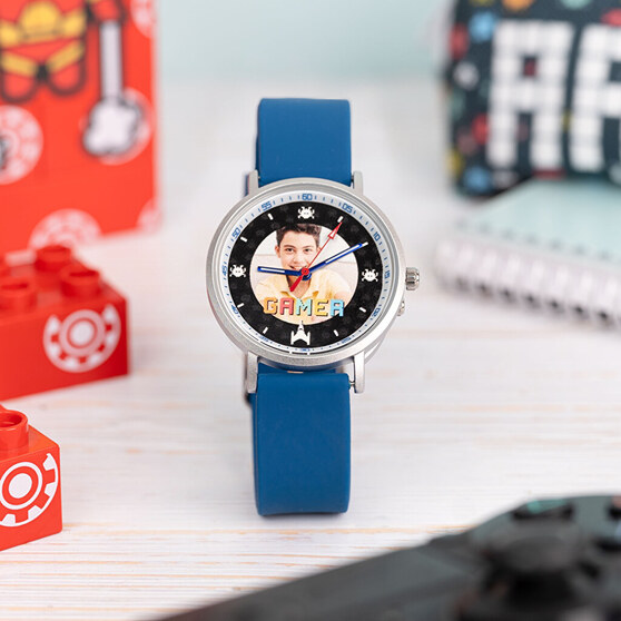 Personalised silicone wristwatch