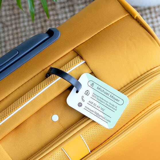 Personalisierte Kofferanhänger Personalisierte Kofferanhänger