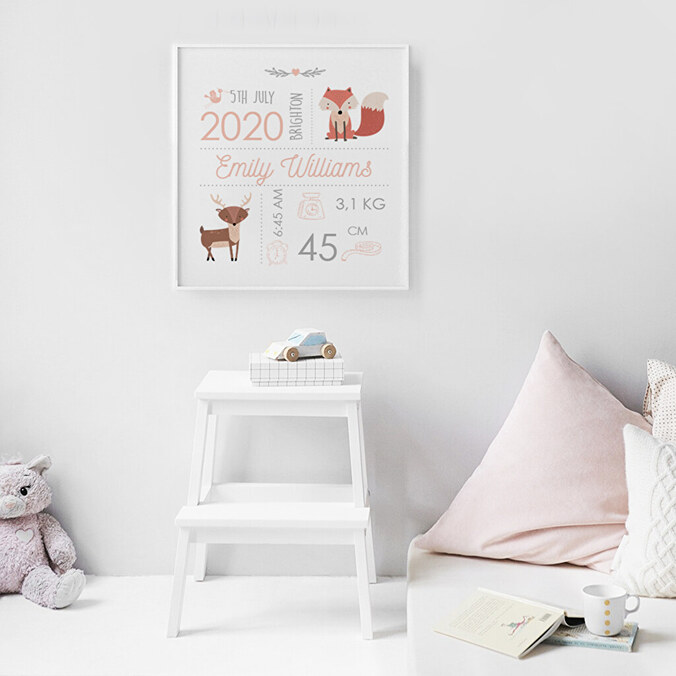 Personalizowane obrazy z drewnianą ramką