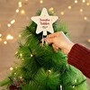 Punta albero di Natale personalizzata