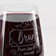Copo de vinho personalizado