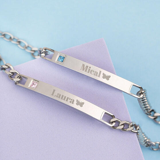 Bracciale con incisione