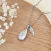 Engraved cremation ashes necklace Engraved cremation ashes necklace