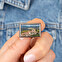 Pin metallo rettangolare personalizzato