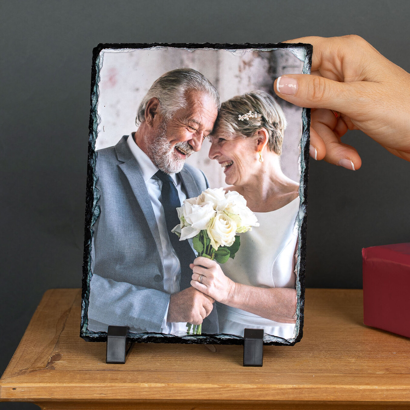 Foto su pietra ardesia personalizzata