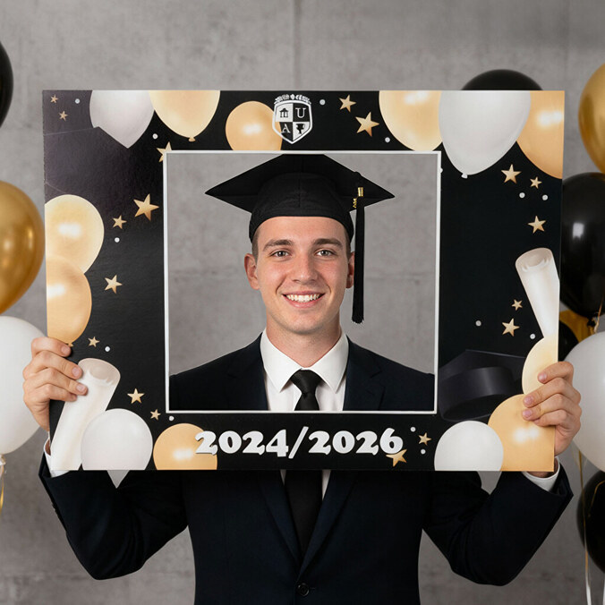 Personalisierter Selfie-Rahmen mit Druck