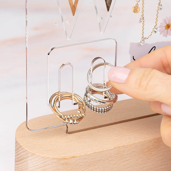 Organizador de joyas luminoso personalizado con tu foto Organizador de joyas luminoso personalizado con tu foto