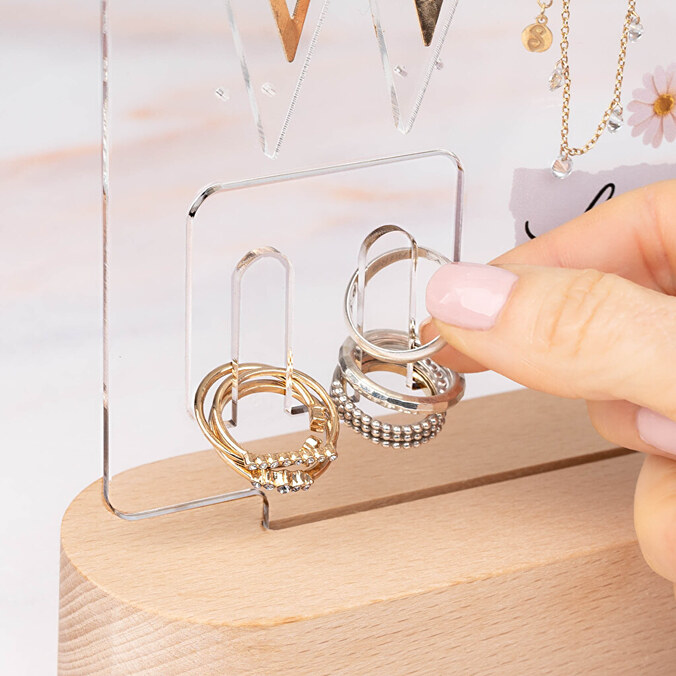 Organizador de joyas personalizado luminoso
