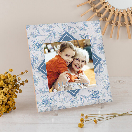 Personalised tile with photo