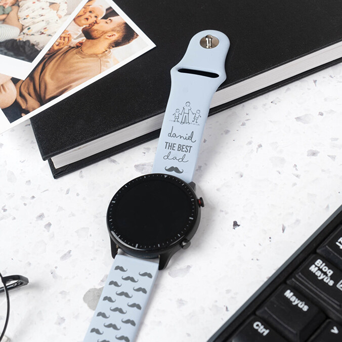 Gepersonaliseerde horlogebandjes voor Samsung Galaxy / Amazfit / Huawei