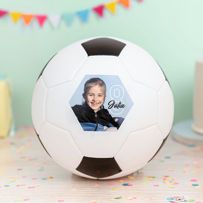 Personalised football ball