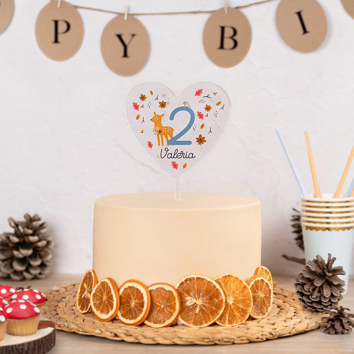 Personalizowany topper serce