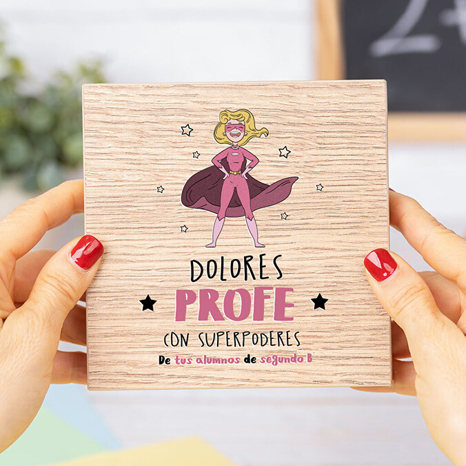 Trofeos de madera personalizados