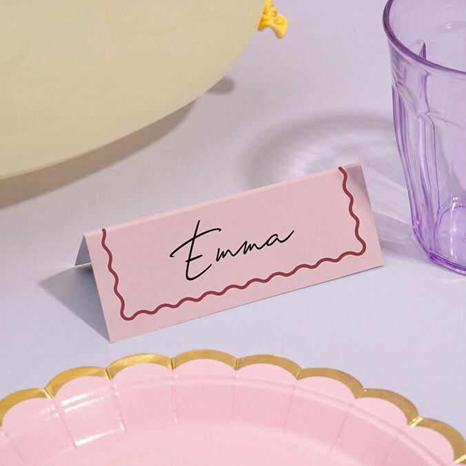 Segnaposto in carta personalizzati