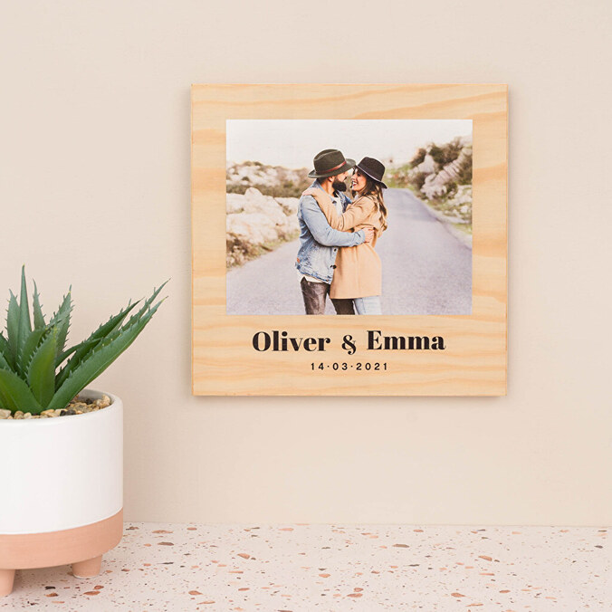 Stampa foto su legno