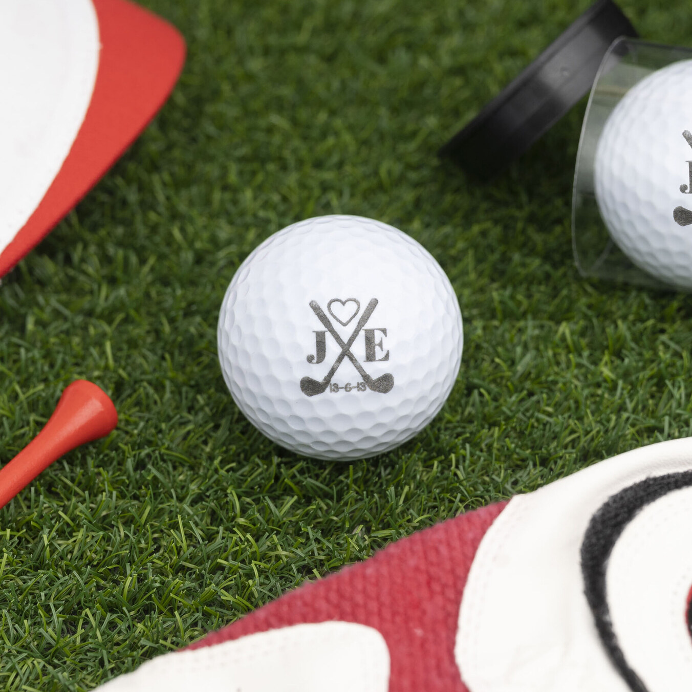 Zestaw 3 personalizowanych piłek golfowych
