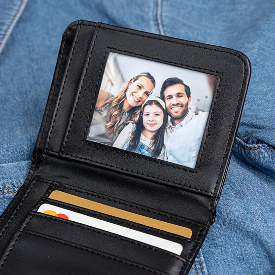 Plastikkarten Foto für die Brieftasche