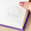 Personalised embossing stamps