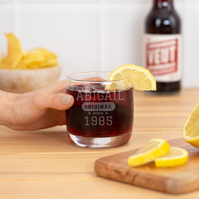 Vaso de agua personalizado