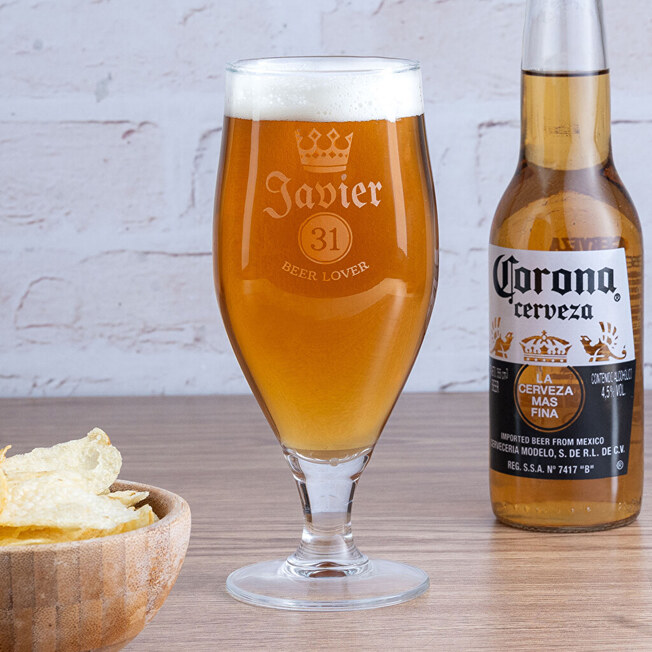 Copa de cerveza personalizada Copa de cerveza personalizada