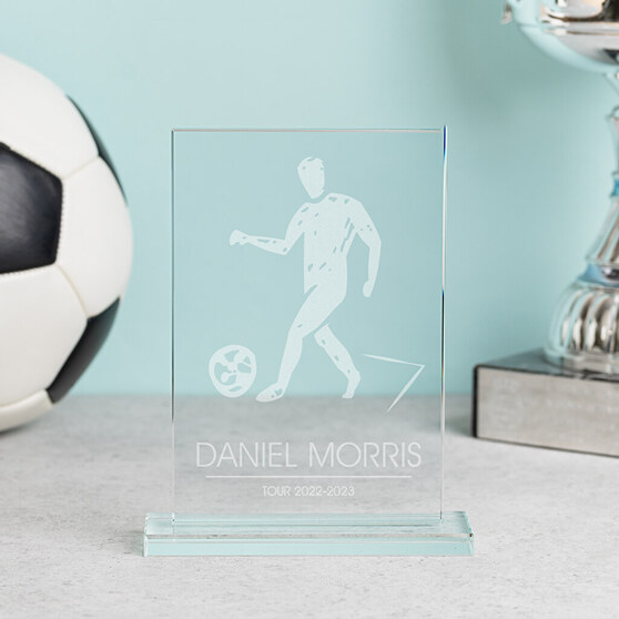 Trofeo personalizado de cristal para torneos deportivos Trofeo personalizado de cristal para torneos deportivos
