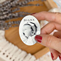 Personalizowany owalny magnes elestyczny 5x3,3 cm