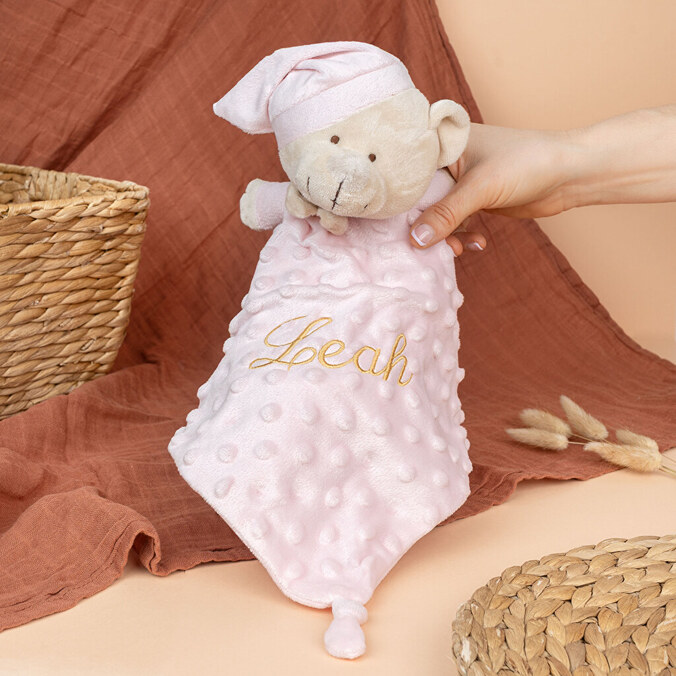Personalisiertes Baby-Schmusetuch mit Namen