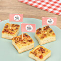 Pack of 36 personalised toothpick flags
