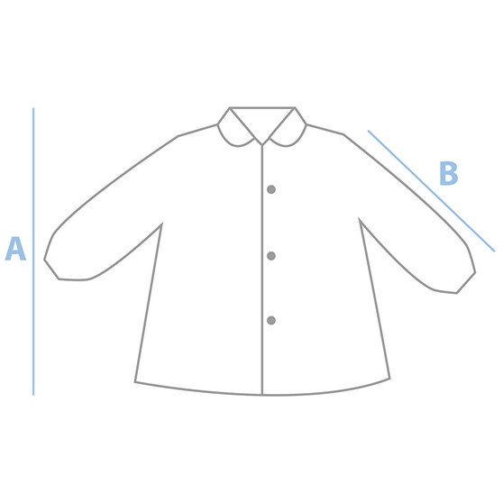 Tailles des blouses d’écolier personnalisées Tailles des blouses d’écolier personnalisées