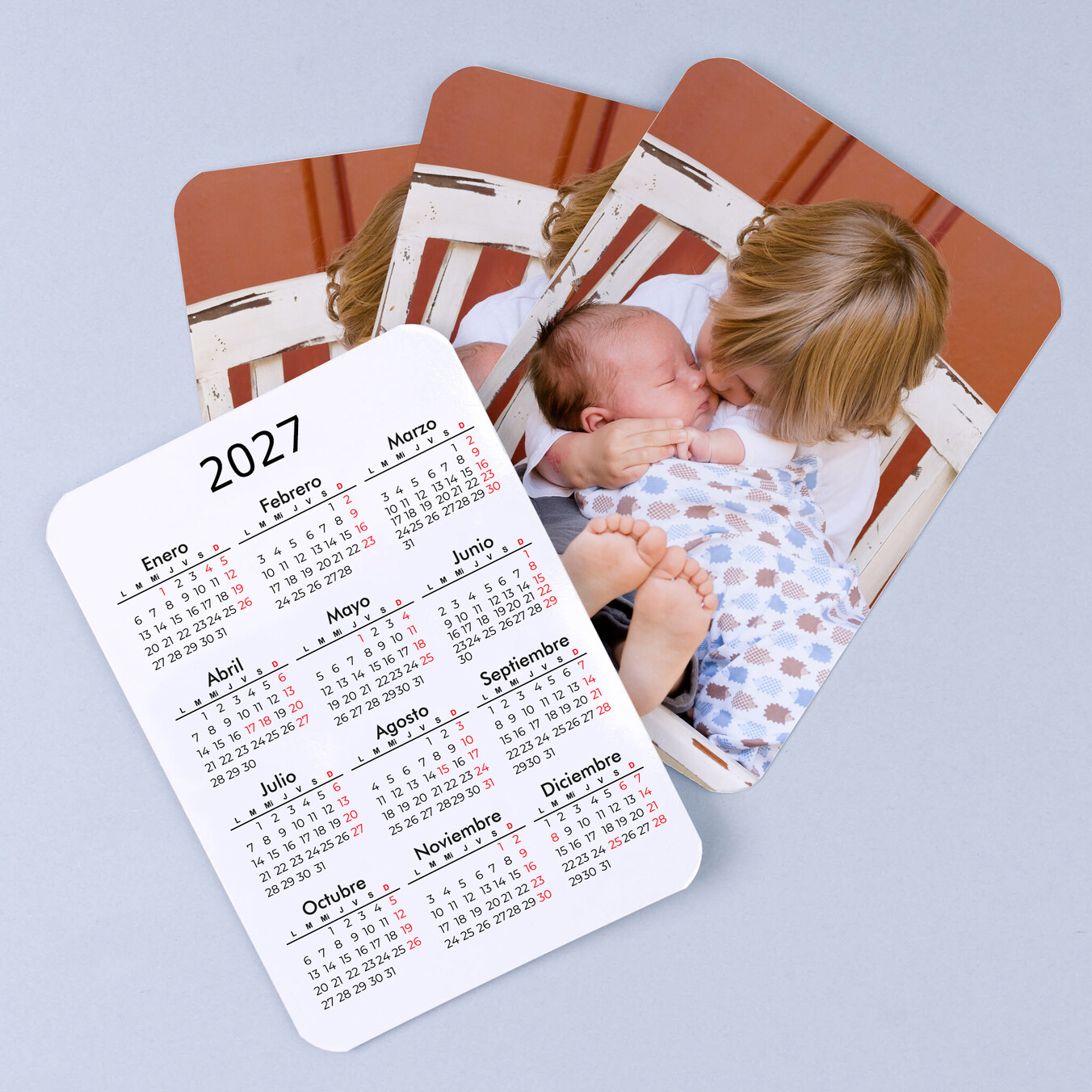 Calendarios de bolsillo personalizados