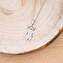 Engraved necklace with boy or girl figure Engraved necklace with boy or girl figure