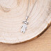 Engraved necklace with boy or girl figure Engraved necklace with boy or girl figure