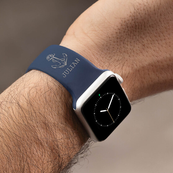 Gepersonaliseerde horlogeband voor Apple Watch