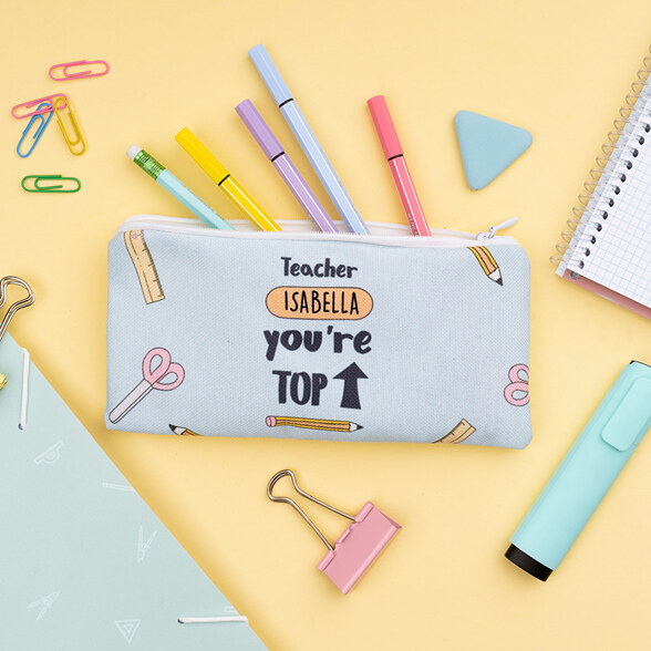 Personalised school pencil case