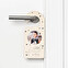 Gepersonaliseerde houten deurhanger