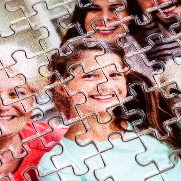 Personalised mini jigsaw puzzle